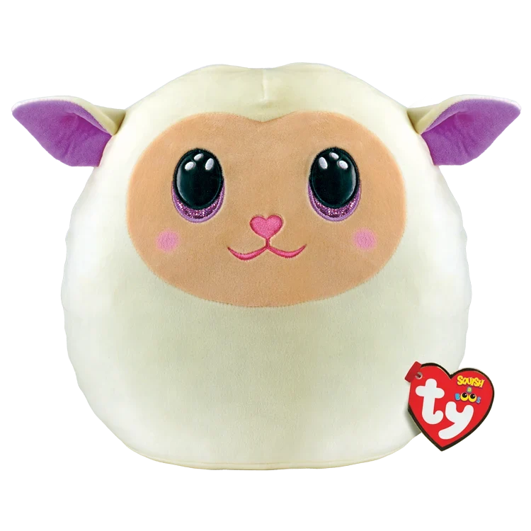 Fluffy Easter White Lamb Large